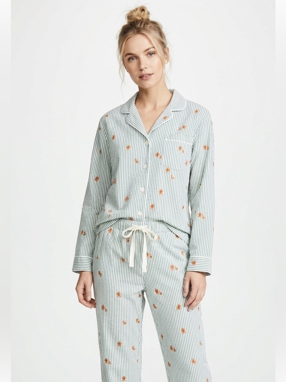 Wondershop striped pajamas gingerbread man print size XLarge